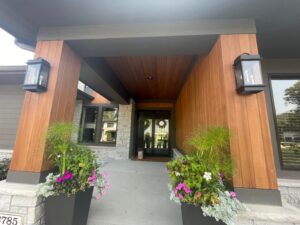 Exterior staining