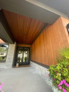 Exterior staining